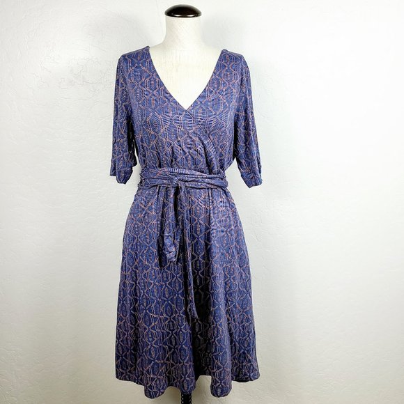 Toad & Co Dresses & Skirts - Toad & Co Organic Cotton Faux Wrap Dress